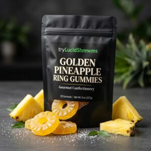 Golden Pineapple Ring Gummies