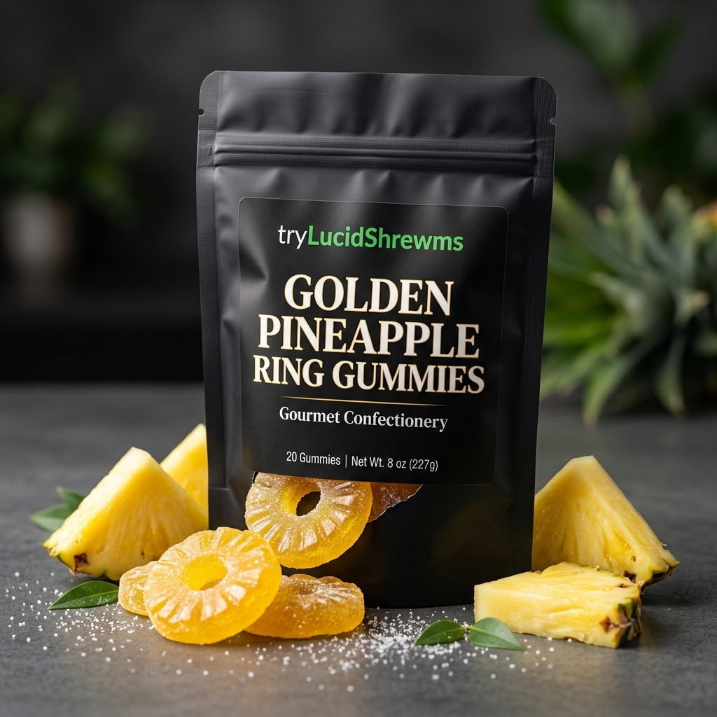 Golden Pineapple Ring Gummies