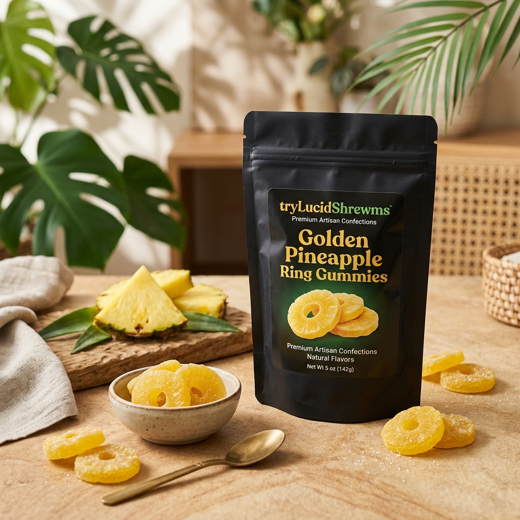 Golden Pineapple Ring Gummies - Image 4