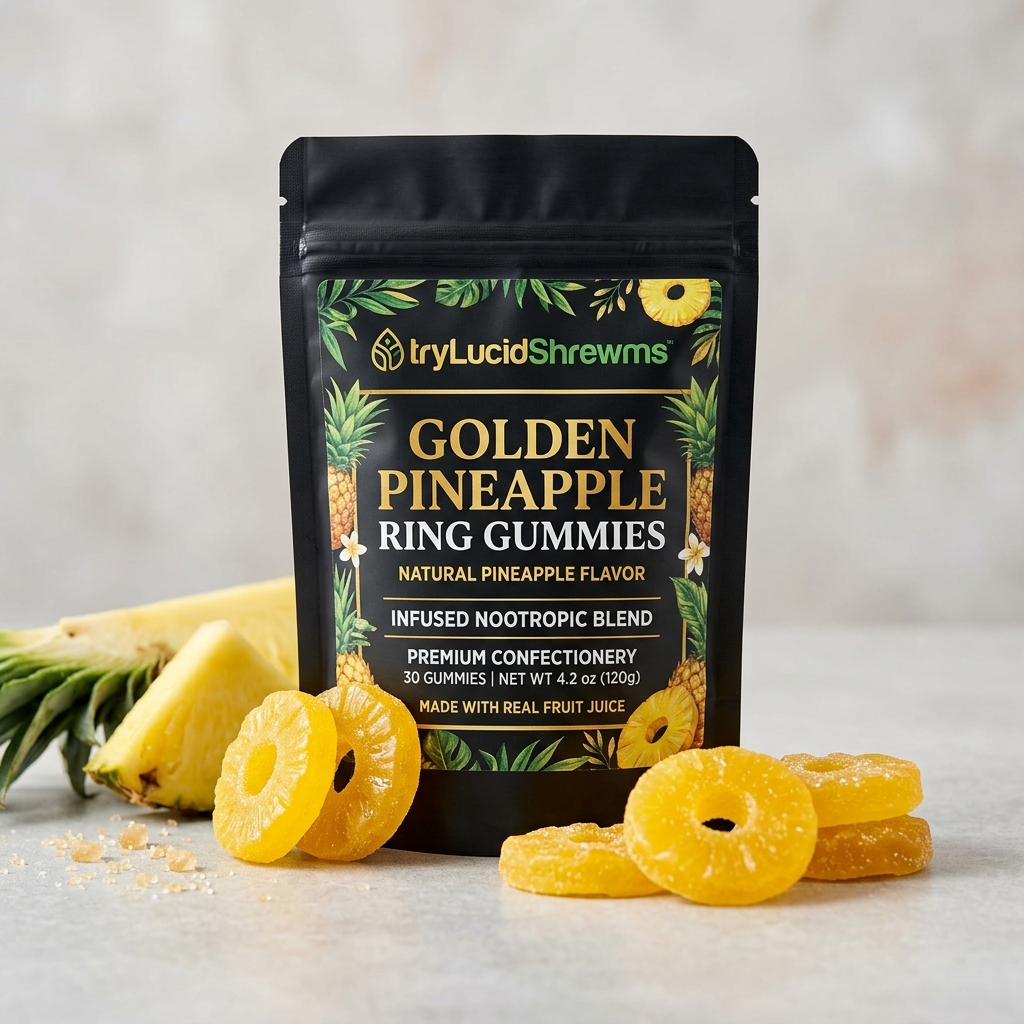 Golden Pineapple Ring Gummies - Image 3