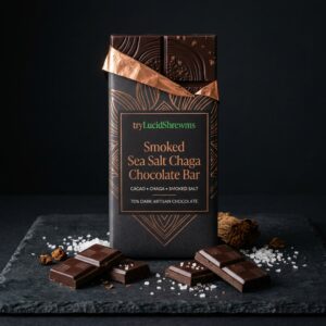 Smoked Sea Salt Chaga Chocolate Bar