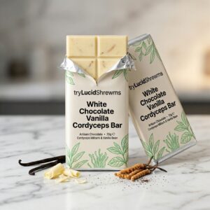 White Chocolate Vanilla Cordyceps Bar